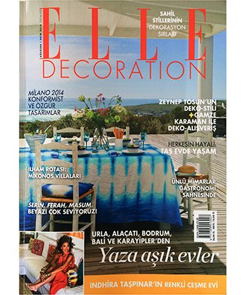 Elle Decoration  | Ağustos 2014