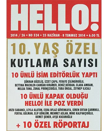 Hello 10. Yıl Özel Sayı | Haziran 2014