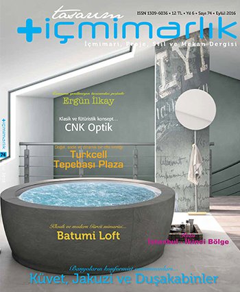 İç Mimarlık & Tasarım Dergisi | Eylül 2016