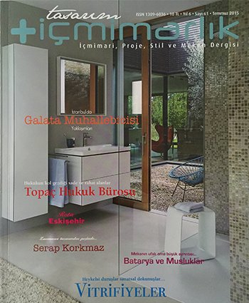 İç Mimarlık  & Tasarım Dergisi  | Temmuz 2015