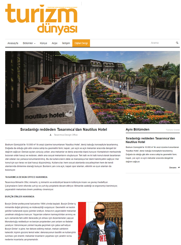Turizm Dünyası Dergisi | 2015